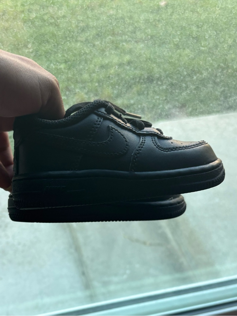 Nike Kids All-Black Low Top Sneakers